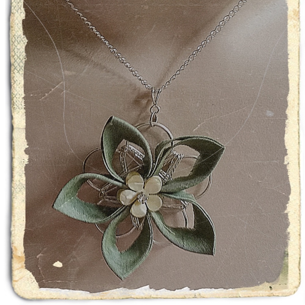 Romantic handmade necklace. There's only one!